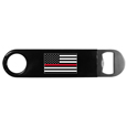 Thin Red Line Coast Guard Flag Long Neck Bottle Opener
